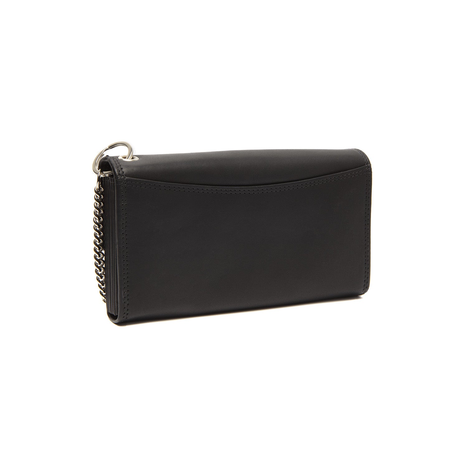 Leather Waiter Wallet Black Elba