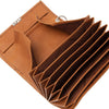 Leather Waiter Wallet Cognac Elba