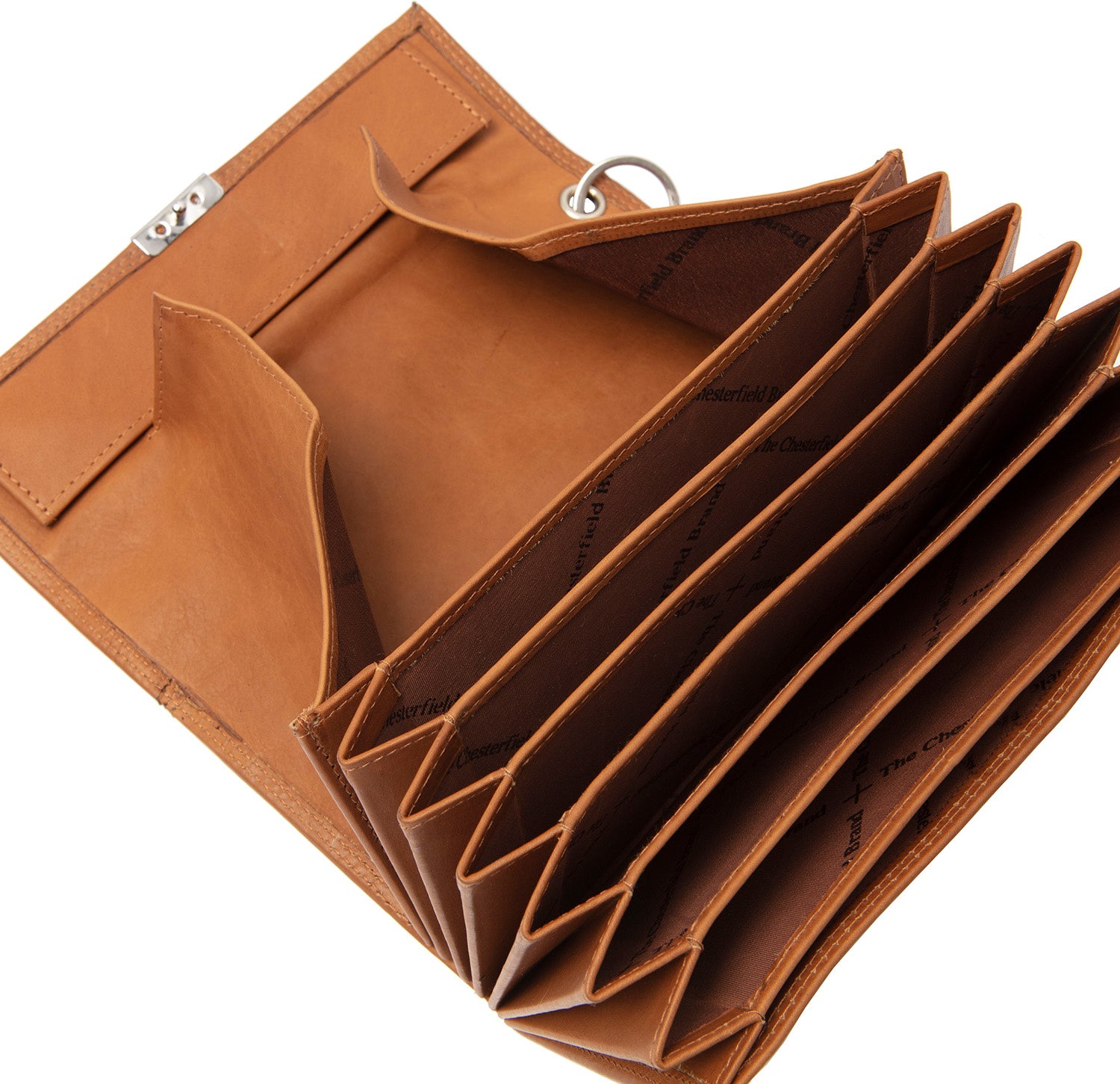 Leather Waiter Wallet Cognac Elba