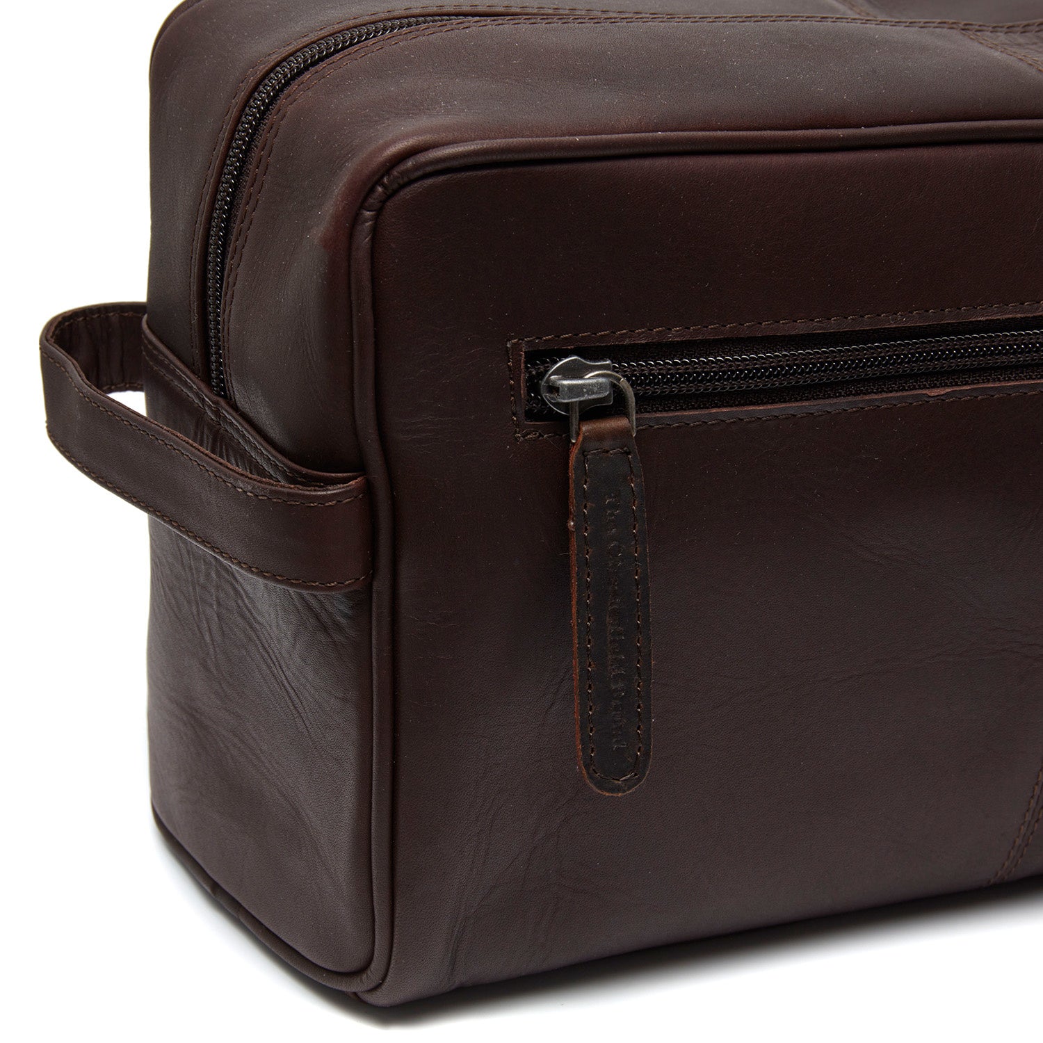 Leather Toiletry Bag Brown Cyprus