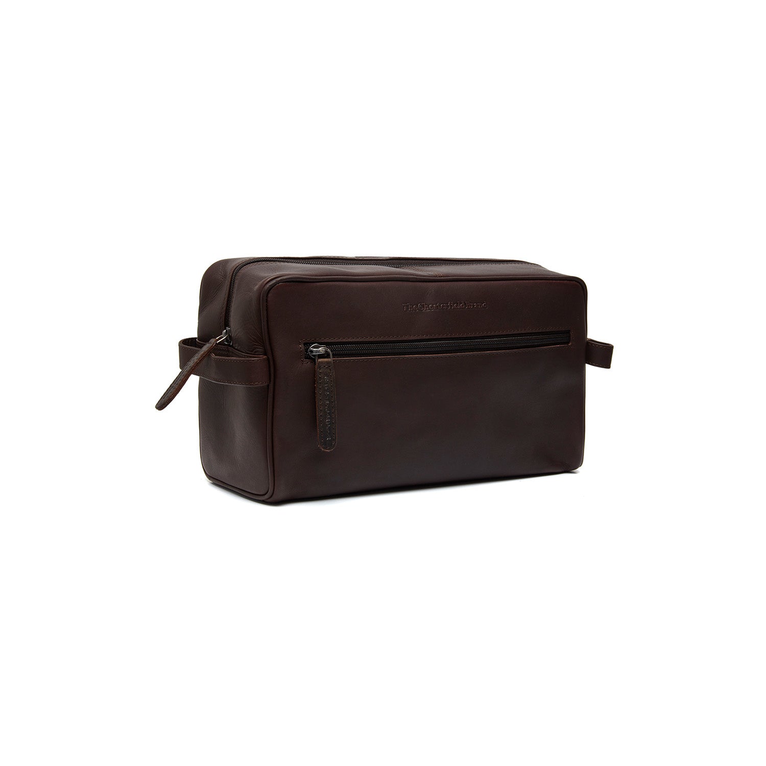 Leather Toiletry Bag Brown Cyprus