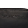 Leather Toiletry Bag Black Venezia