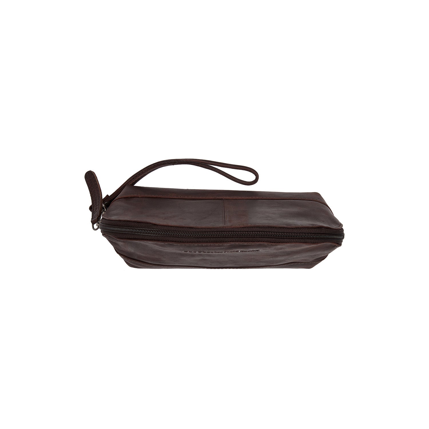 Leather Toiletry Bag Brown Venezia