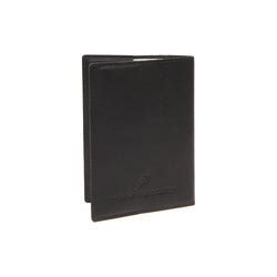 Leather Passport Case Black