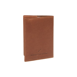 Leather Passport Case Cognac