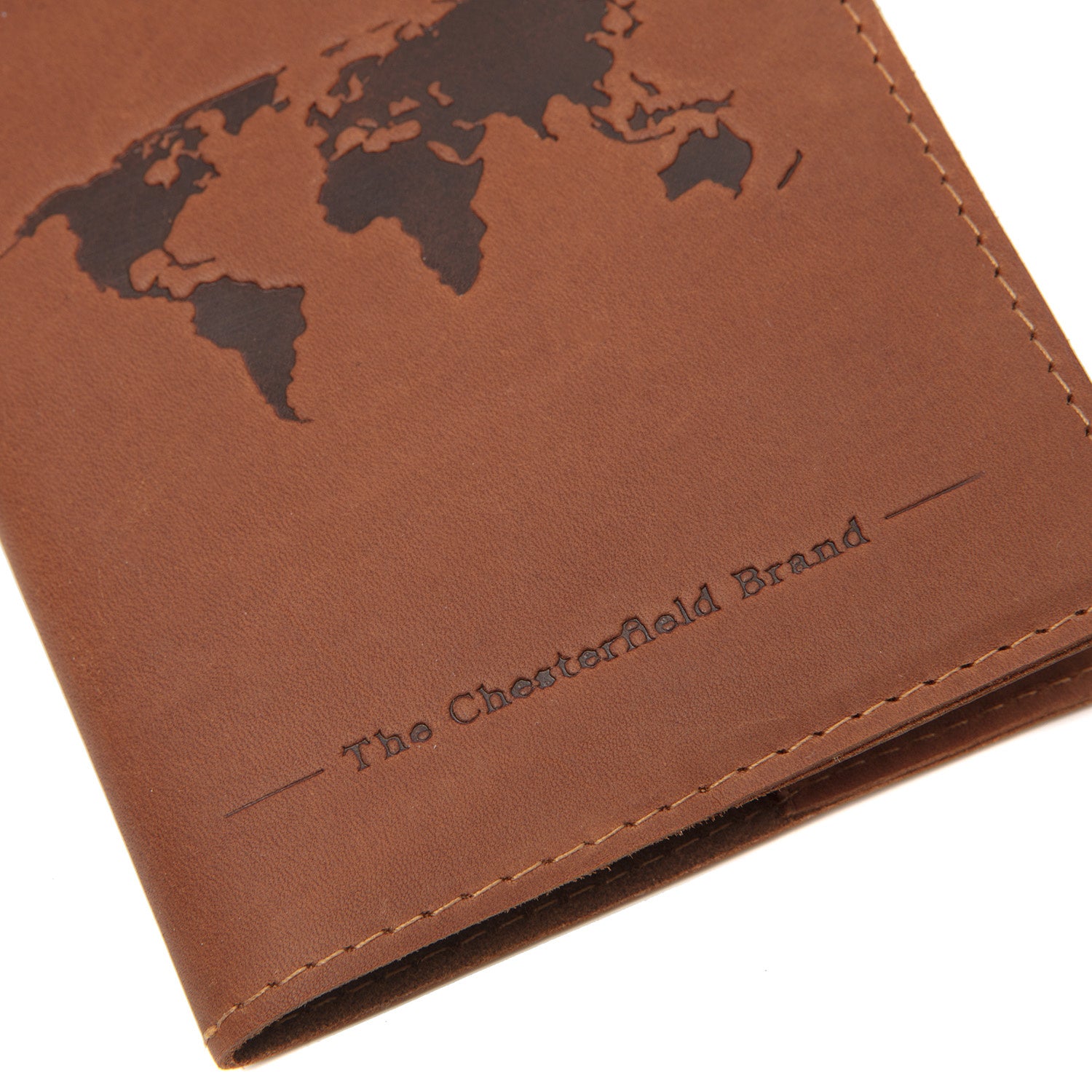 Tiffanies 2024 brown leather passport holder