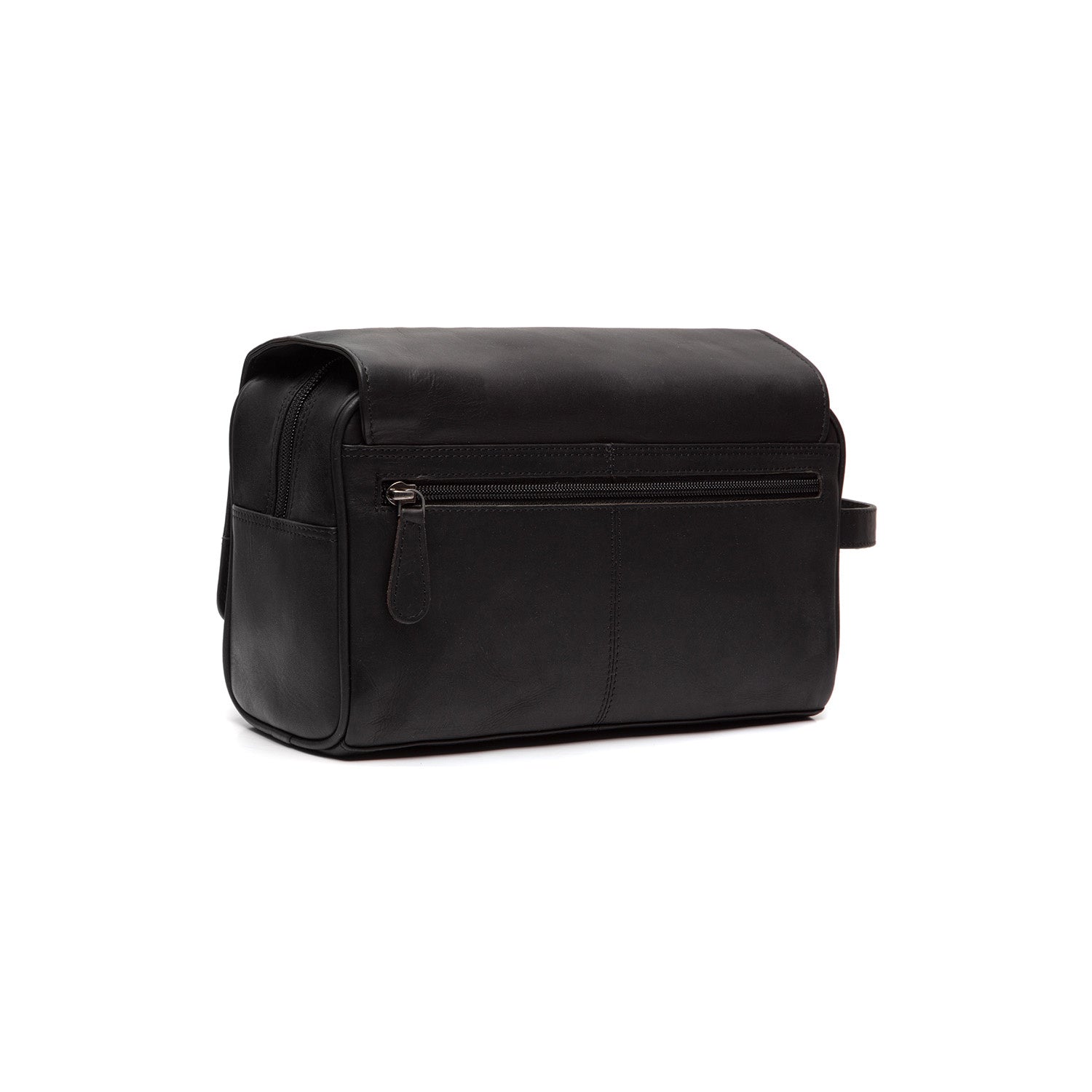 Leather Toiletry Bag Black Rosario