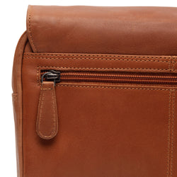 Leather Toiletry Bag Cognac Rosario