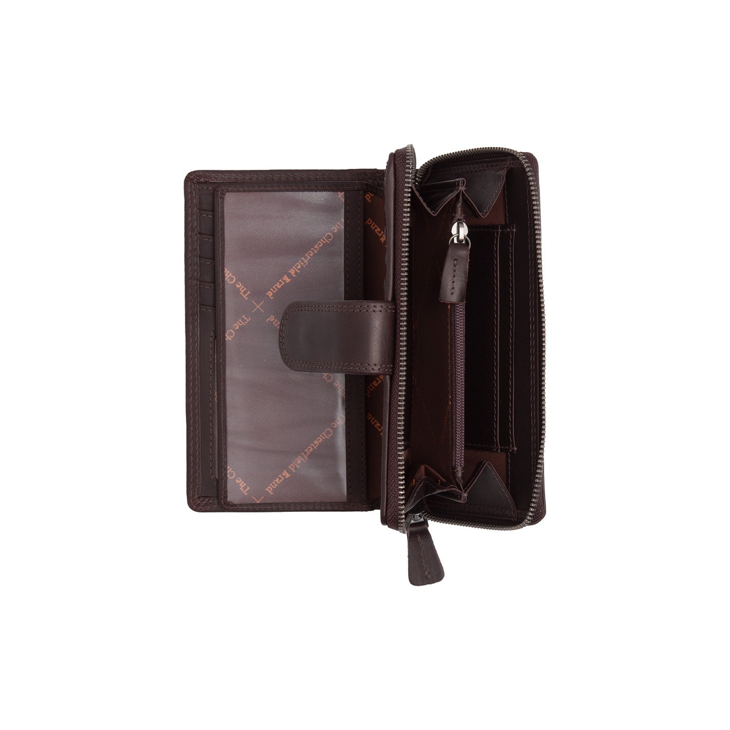 Leather Wallet Brown Charlotte