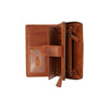 Leather Wallet Cognac Charlotte