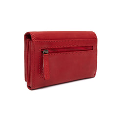 Leather Wallet Red Avola