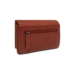 Leather Wallet Cognac Avola