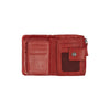 Leather Wallet Red Mavona