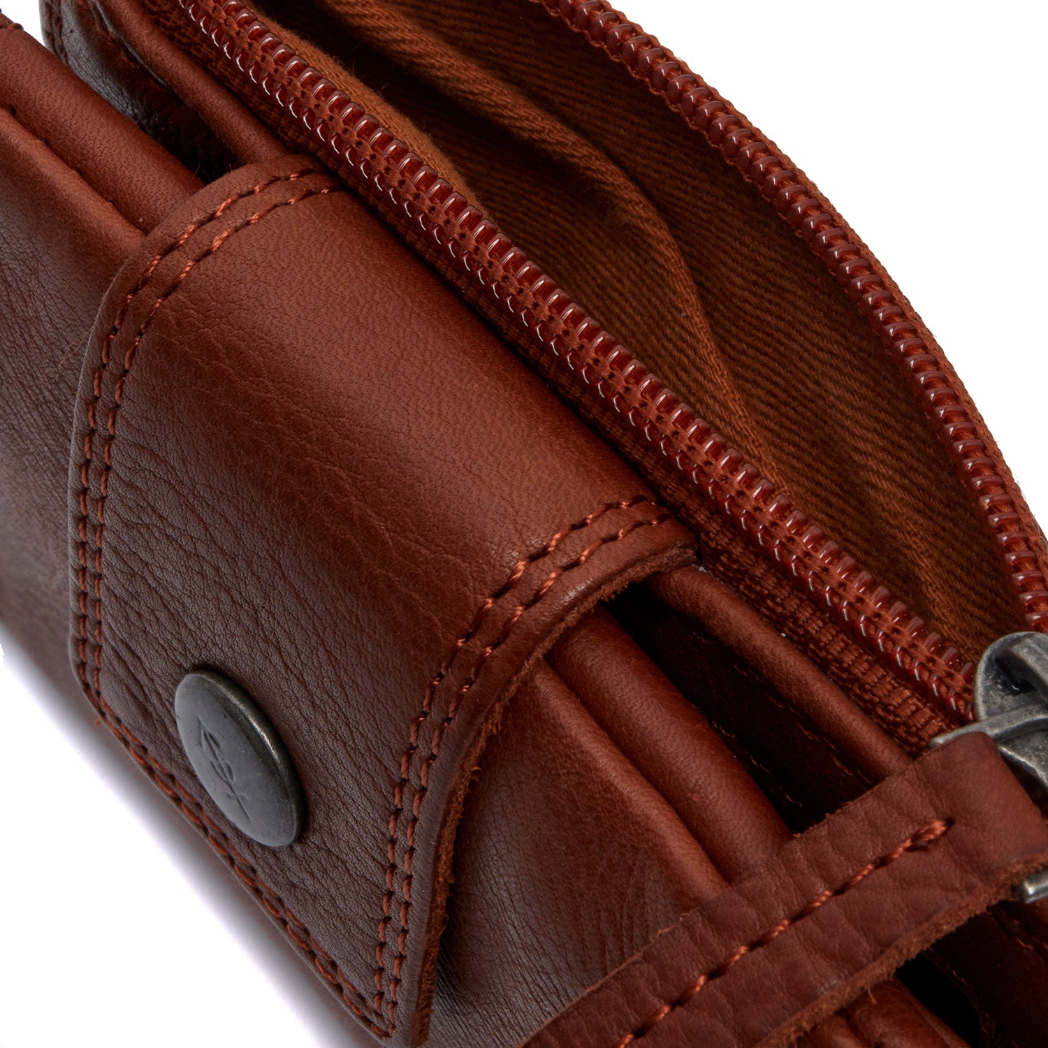 Leather Wallet Cognac Mavona