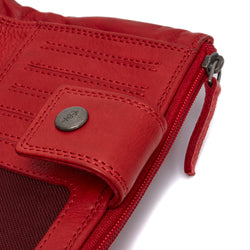 Leather Wallet Red  Fresno