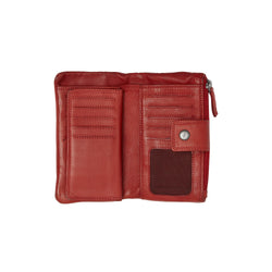 Leather Wallet Red  Fresno