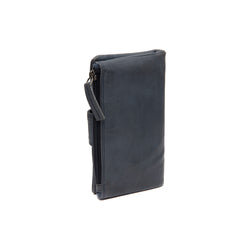 Leather Wallet Navy Fresno