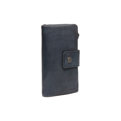 Leather Wallet Navy Fresno