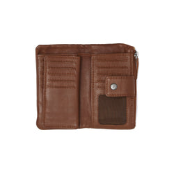 Leather Wallet Cognac Fresno