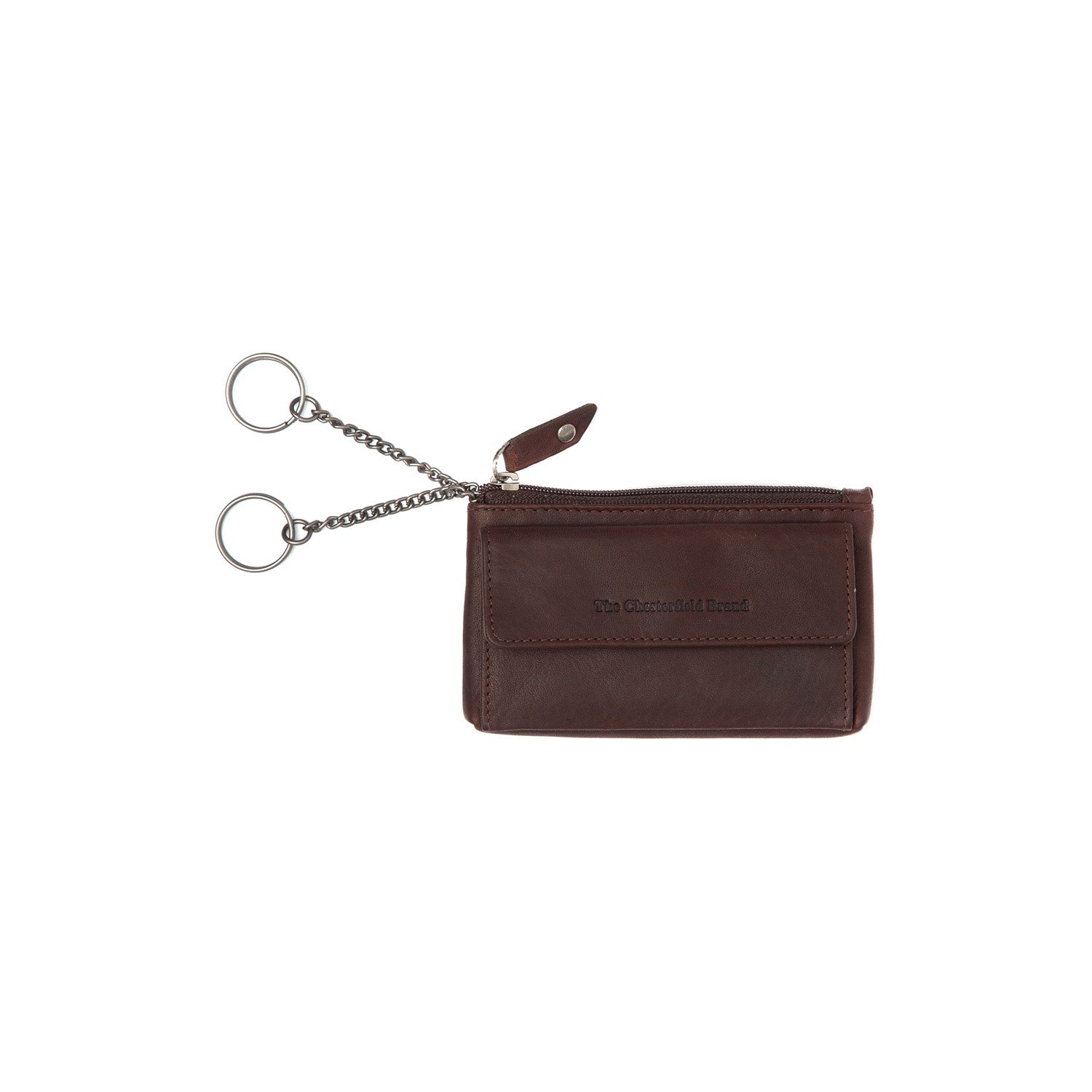 Leather Key Pouch Brown Violette