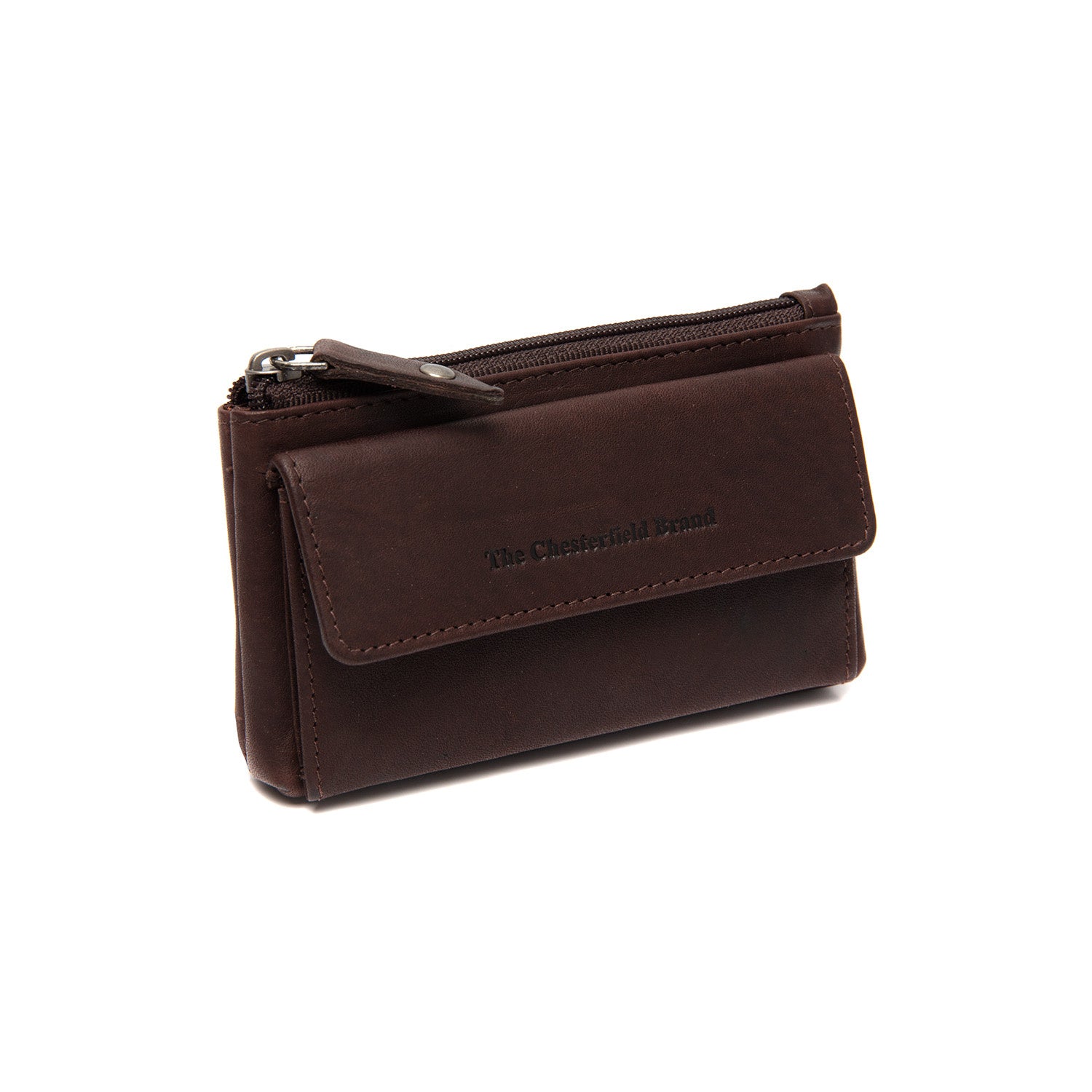 Leather Key Pouch Brown Violette