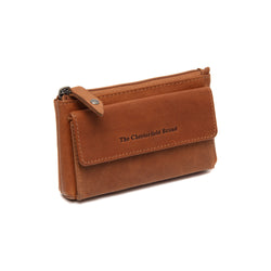 Leather Key Pouch Cognac Violette