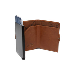 Leather Wallet Cognac Francis