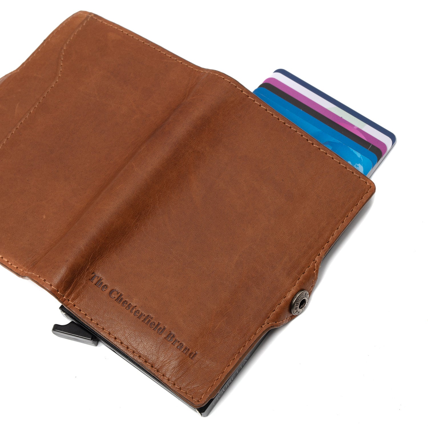 Leather Wallet Cognac Francis