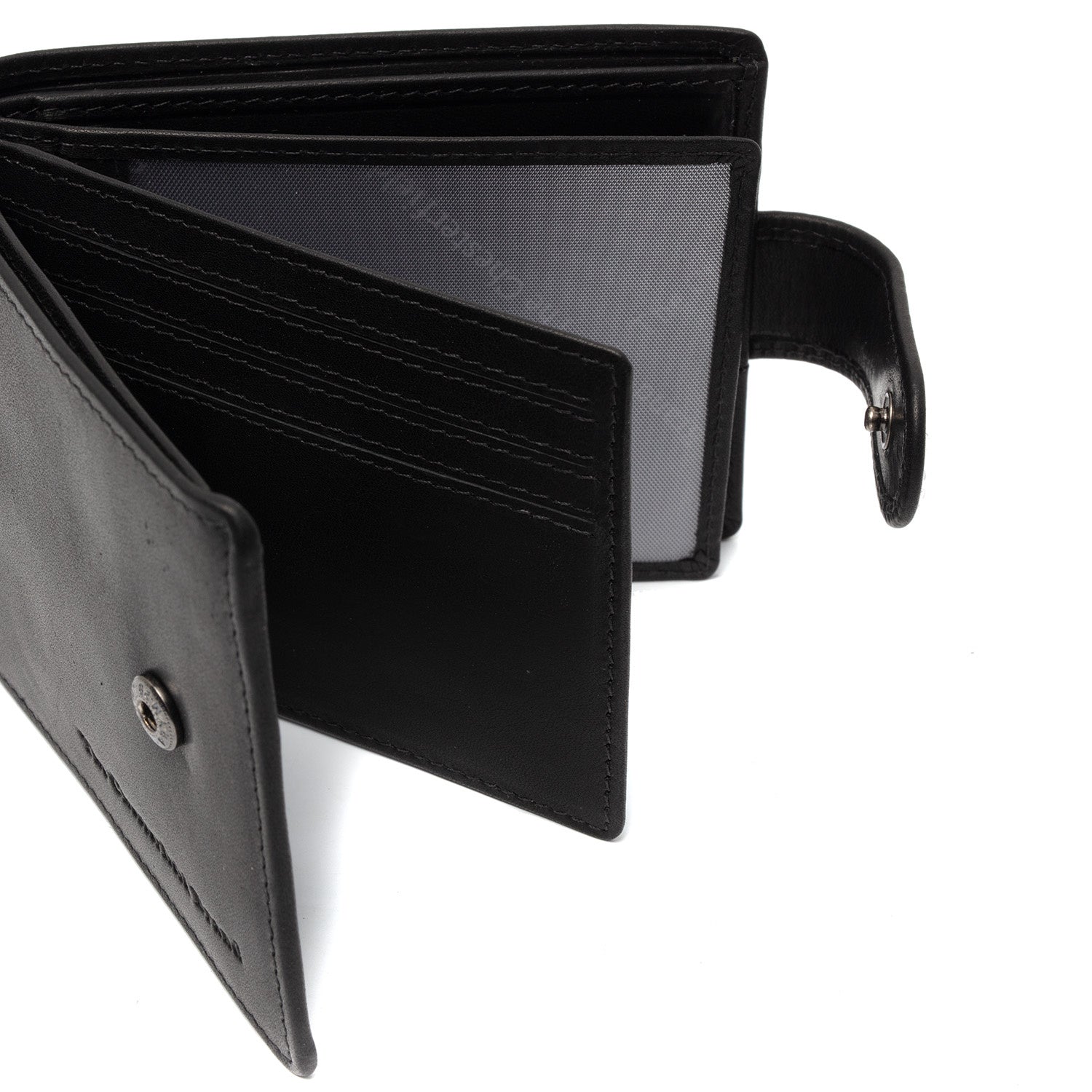 Leather Wallet Black Yamba