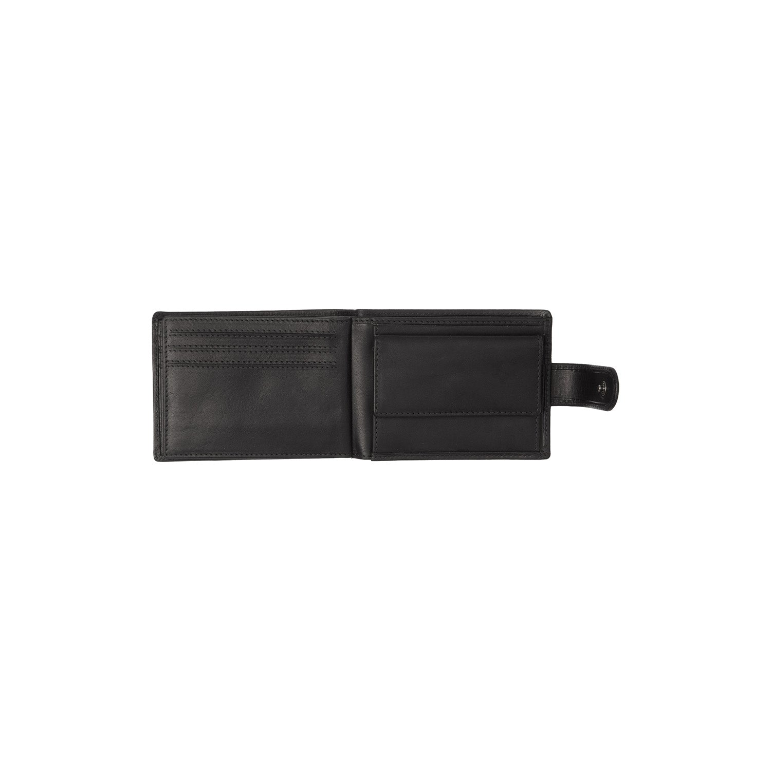 Leather Wallet Black Yamba