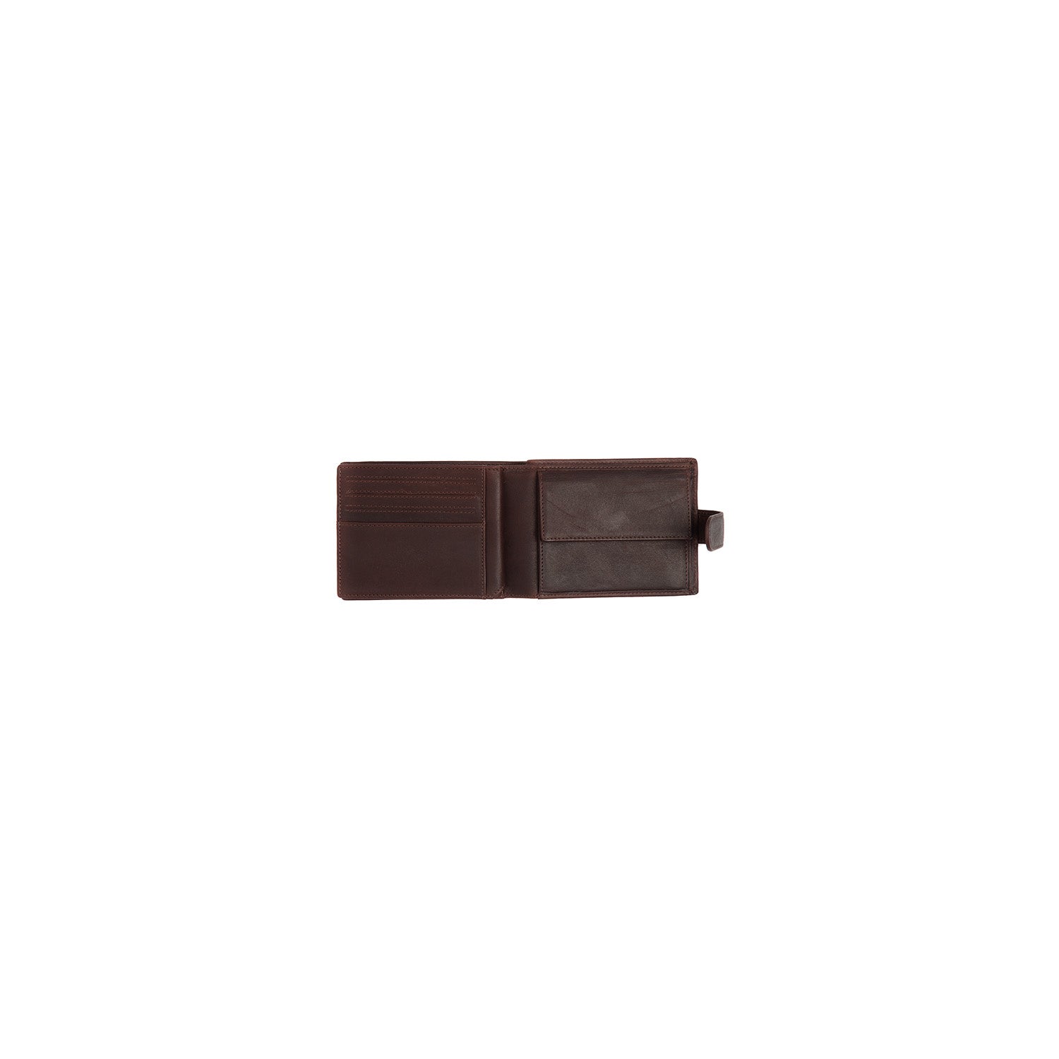 Leather Wallet Brown Curtis