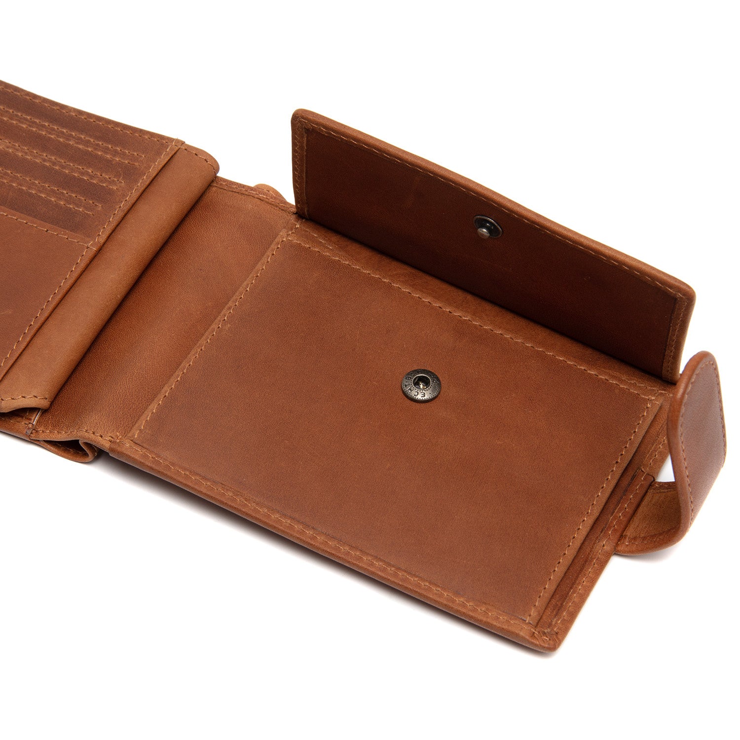 Leather Wallet Cognac Curtis