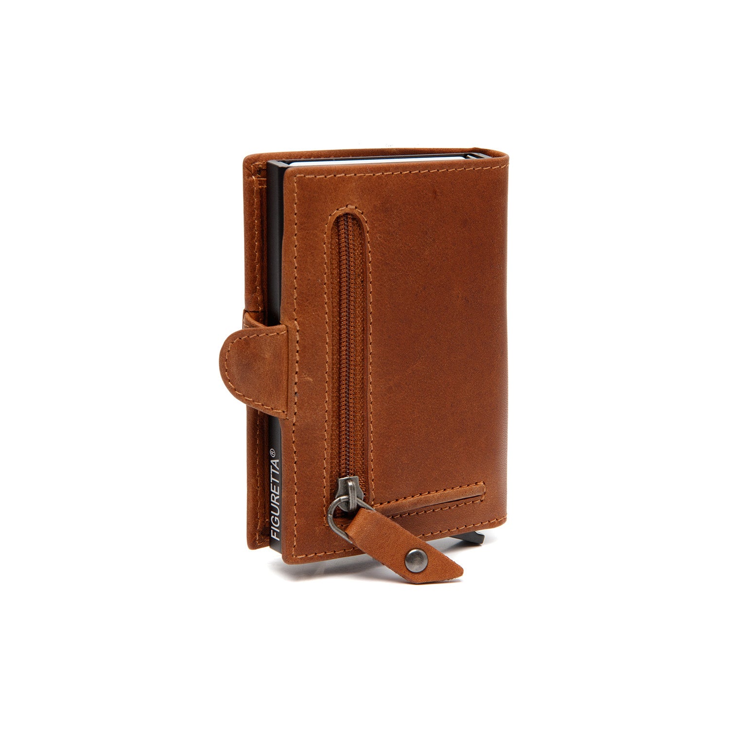 Leather Wallet Cognac Lagos