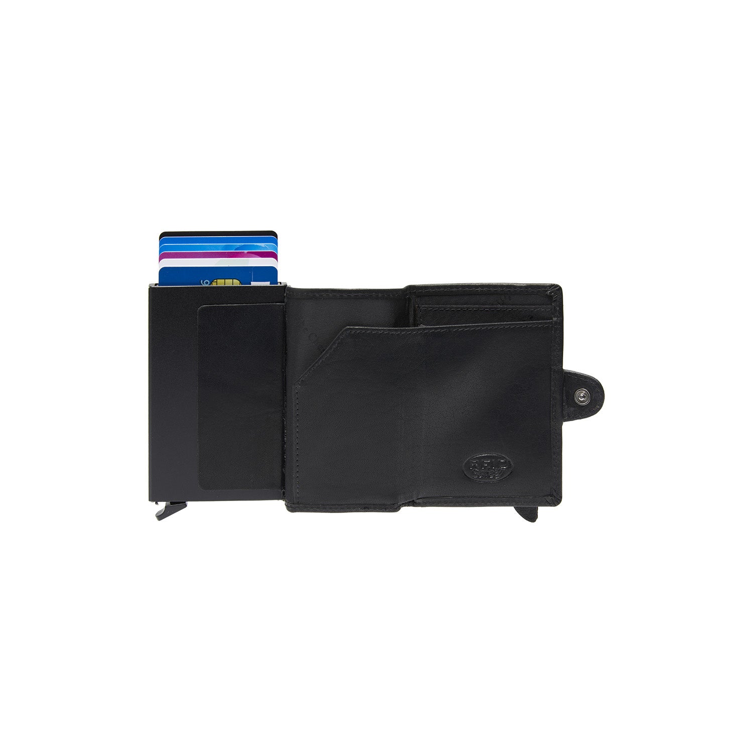 Leather Wallet Black Baldwin