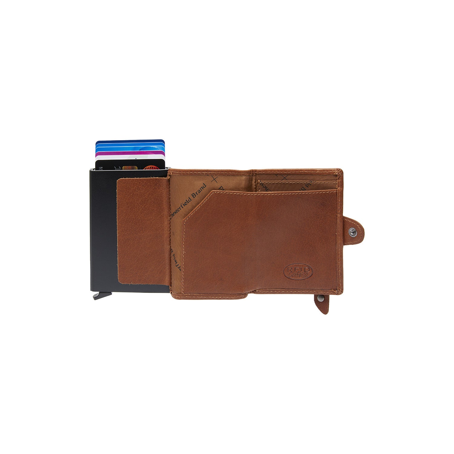 Leather Wallet Cognac Baldwin