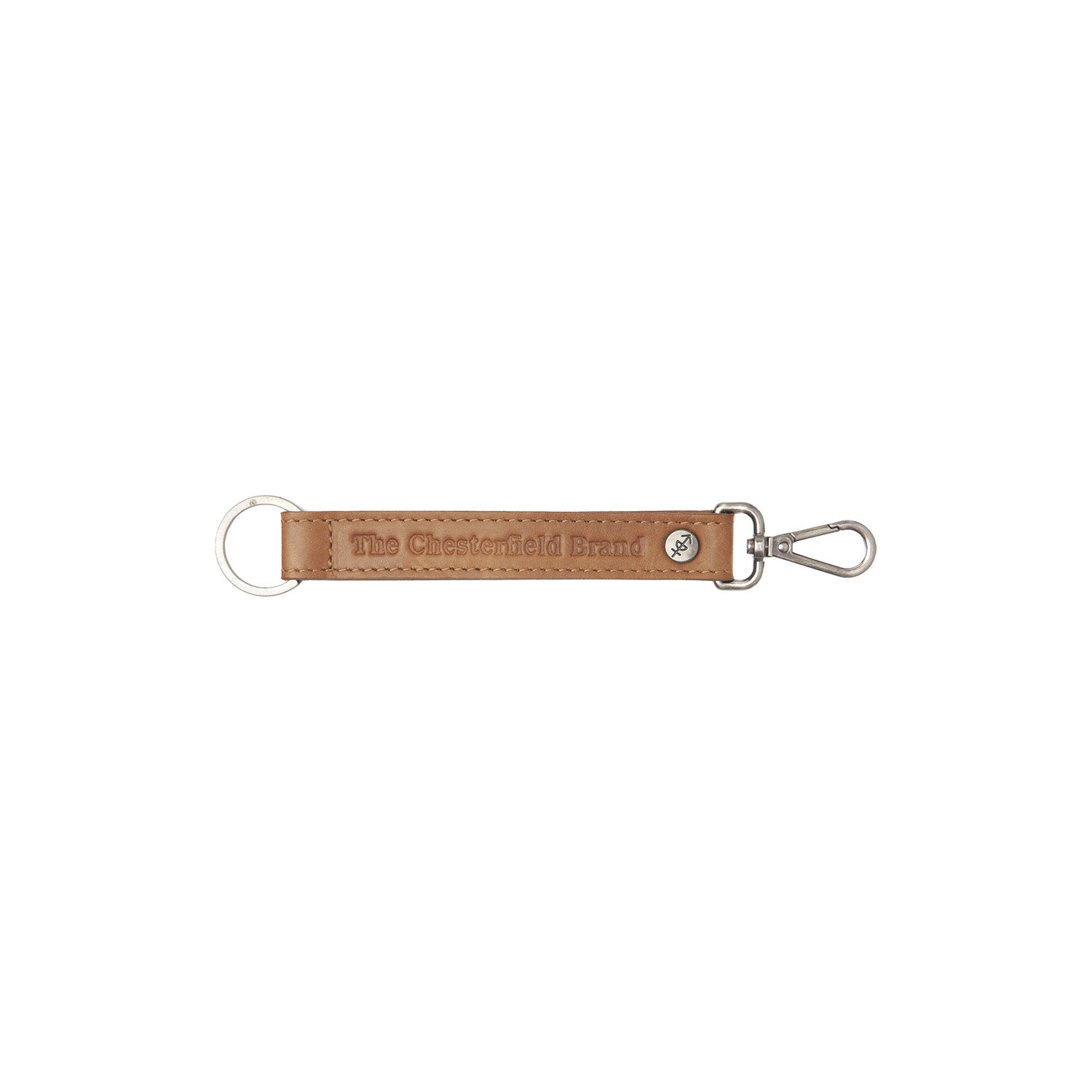 Leather Key Ring Cognac The Chesterfield Brand