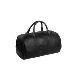 Leather Weekend Bag Black William