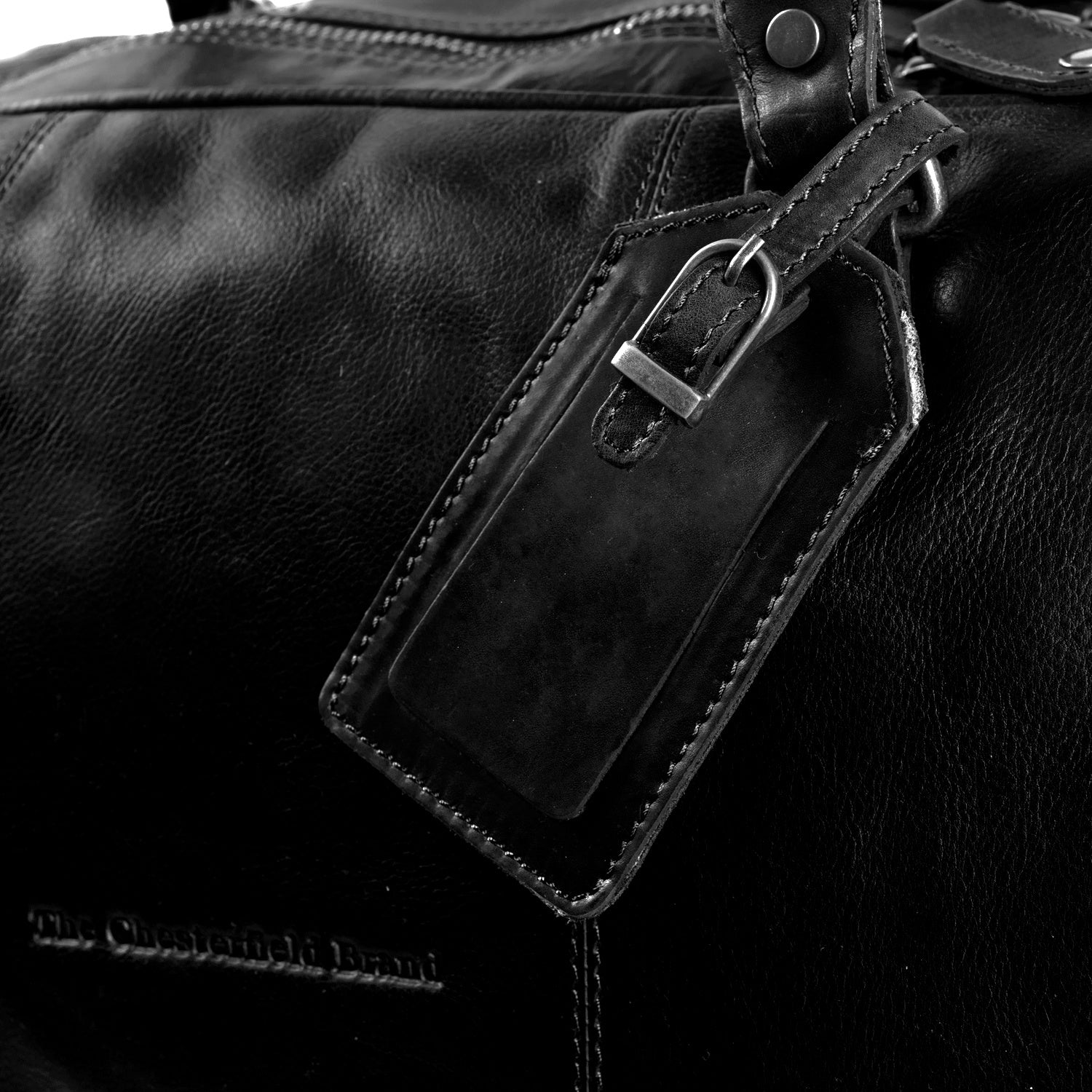 Leather Weekend Bag Black William