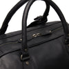 Leather Weekend Bag Black Liam