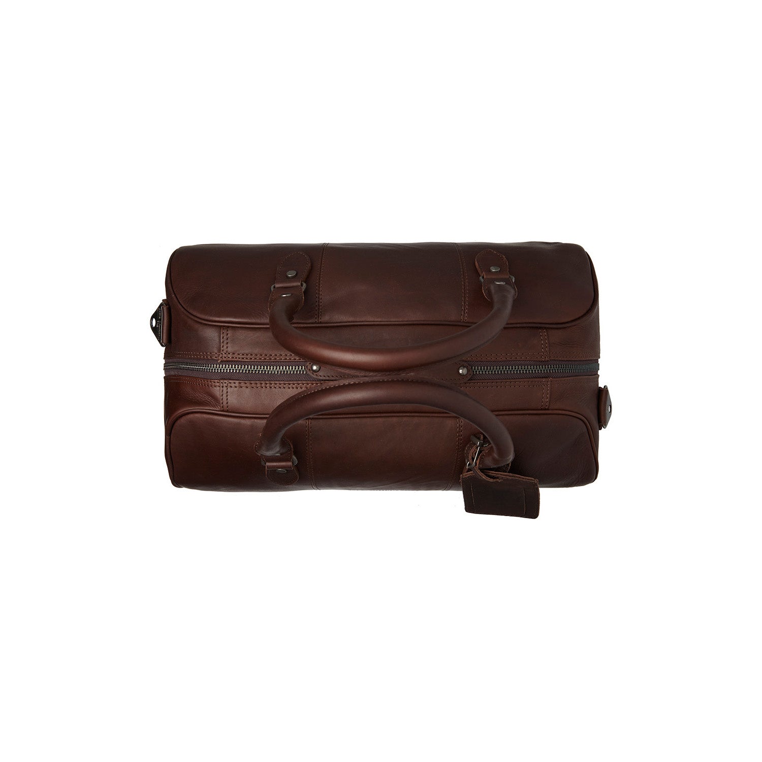 Leather Weekend Bag Brown Liam