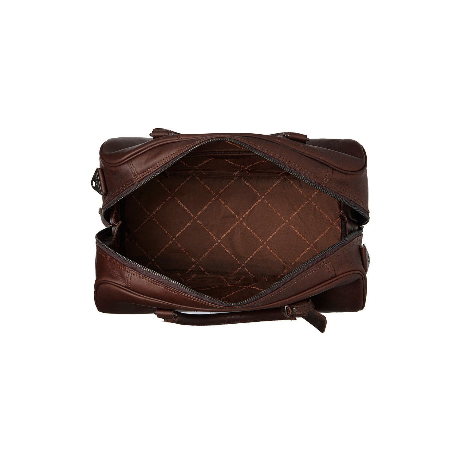 Leather Weekend Bag Brown Liam