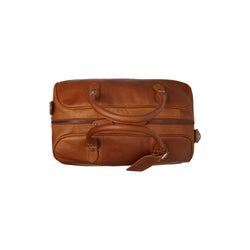 Leather Weekend Bag Cognac Liam