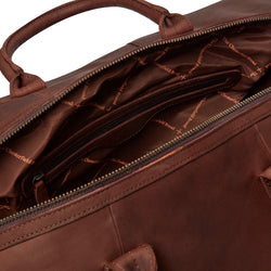 Leather Weekend Bag Brown Portsmouth