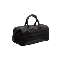 Leather Weekend Bag Black Caleb