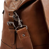 Leather Weekend Bag Cognac Caleb