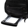 Leather Trolley Travelbag Black Jayven