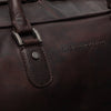 Leather Trolley Travelbag Brown Jayven