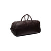 Leather Trolley Travelbag Brown Jayven