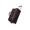 Leather Trolley Travelbag Brown Jayven