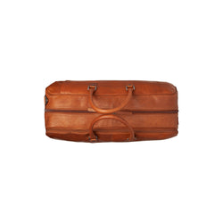 Leather Trolley Travelbag Cognac Jayven